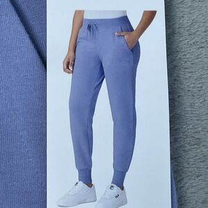 FILA Women's L Activewear Pants Purple Cotton Blend e0564